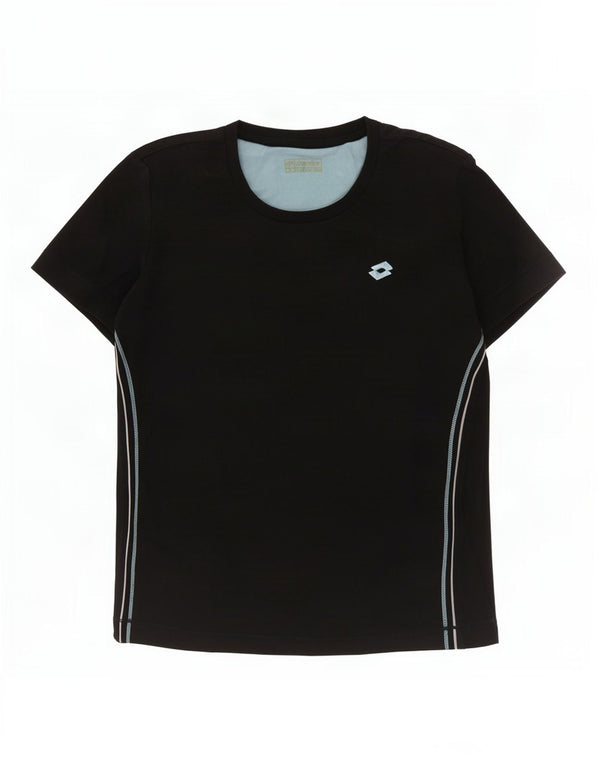 Lotto T-shirt pour femme UK 12 Bleu marine moyen