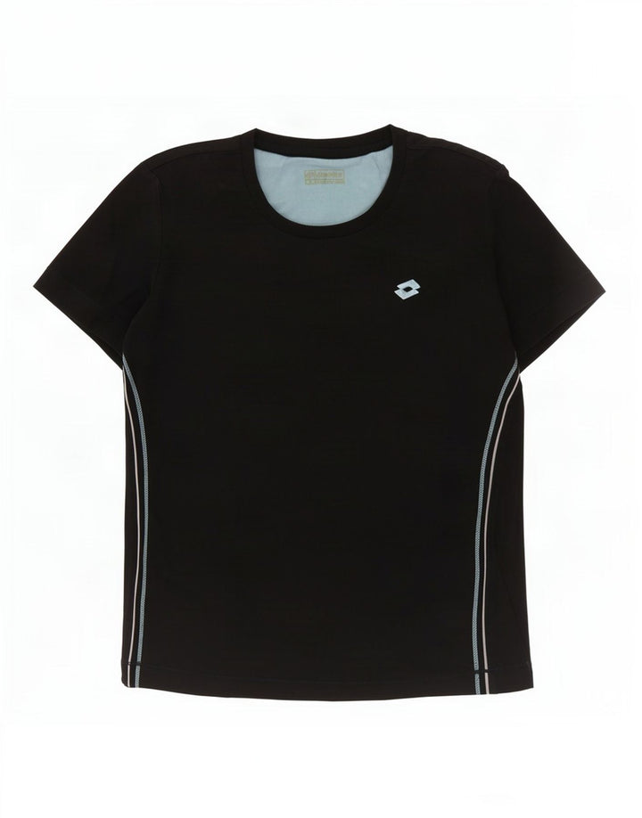Lotto T-shirt pour femme UK 12 Bleu marine moyen