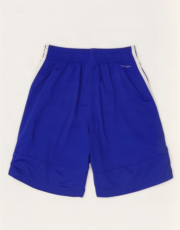 Adidas Short de sport Climalite pour homme Petit Bleu Polyester