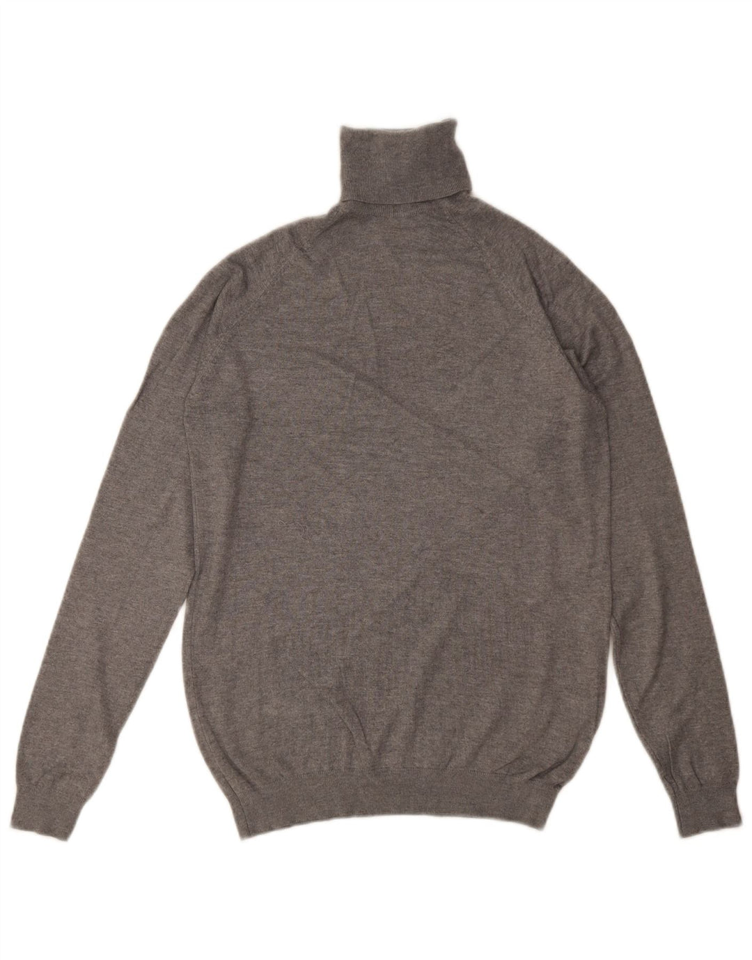 Zara Pull col roulé pour femme UK 10 Small Gris Viscose