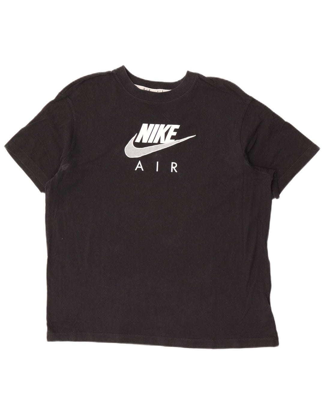 Nike T-shirt graphique pour homme en coton noir moyen