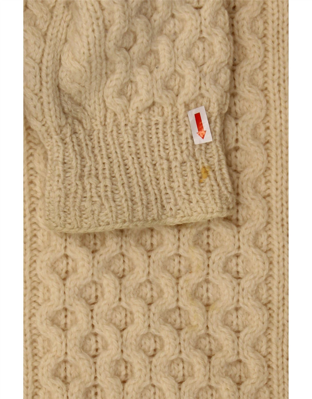 REPLAY Pull Col Rond Homme XL Laine Blanc Cassé