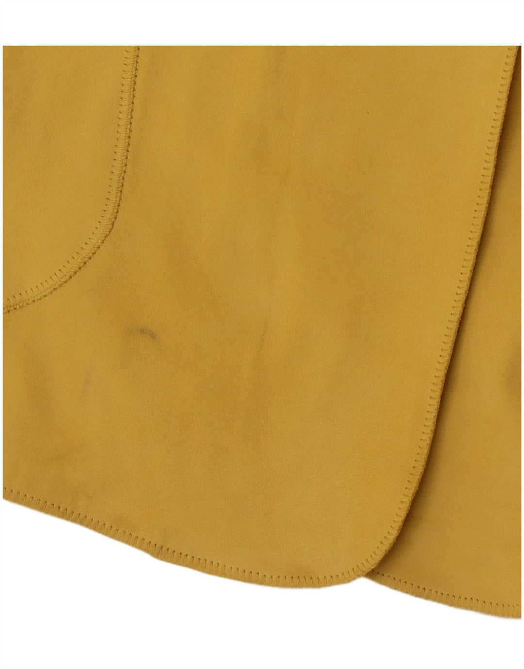 DI BARI Veste en daim surdimensionnée pour femme EU 42 Grand cuir jaune