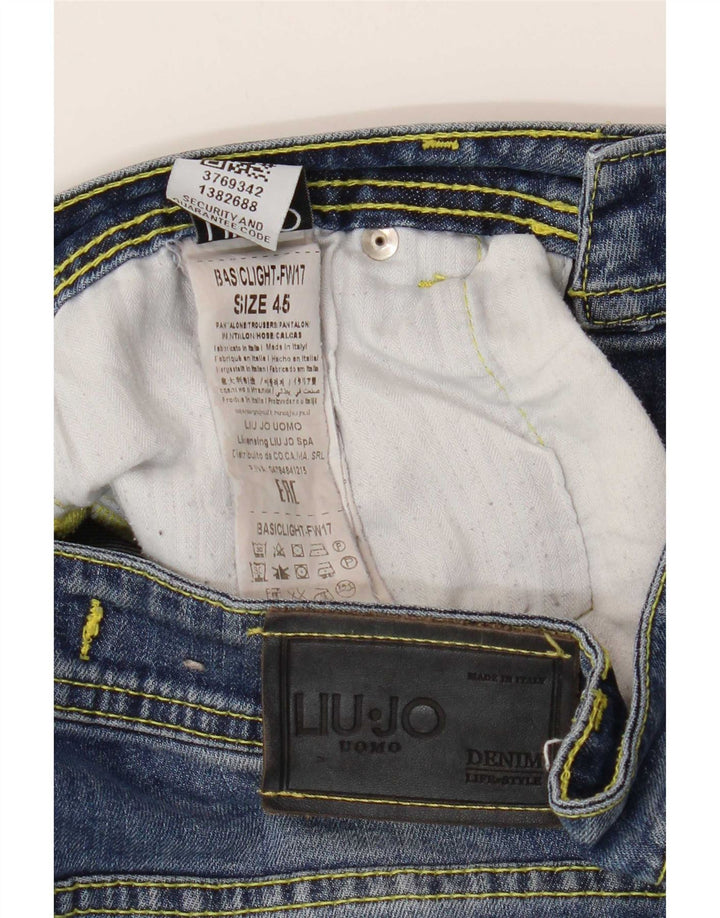 Liu Jo Jean Slim Homme IT 45 Small W30 L30 Bleu Coton