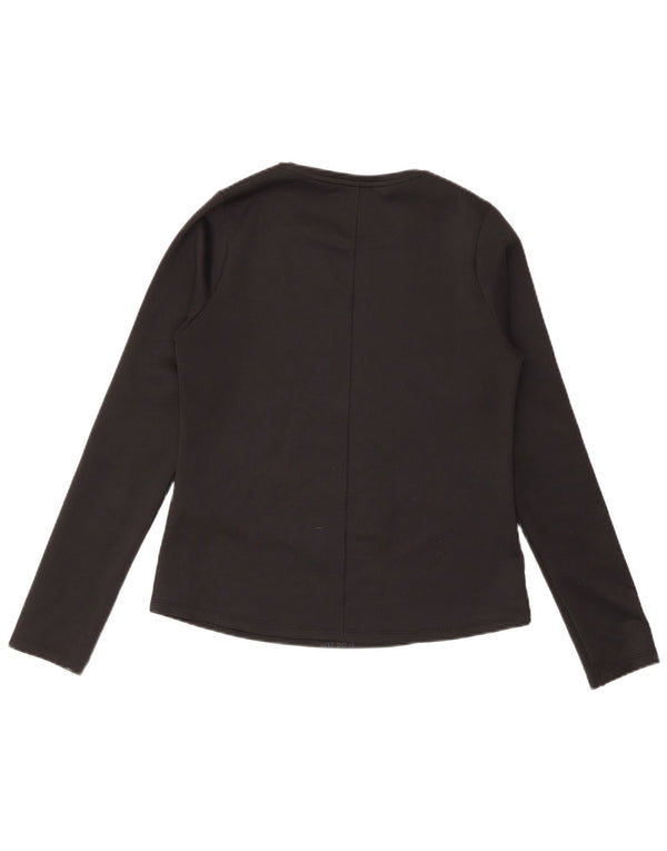 Nike Filles Regular Fit Top Manches Longues 13-14 ans XL Noir Sports