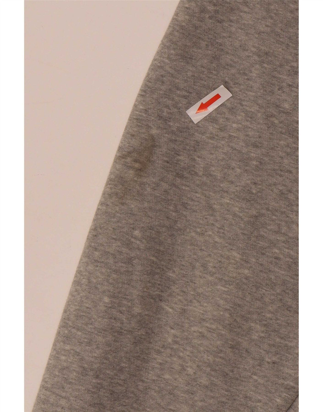 Converse Pull à capuche zippé pour hommes, grand coton gris
