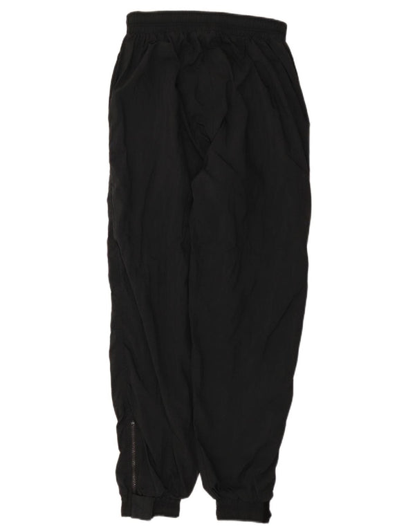 vintage Mens Survêtement Pantalon Joggers Petit Noir Polyamide