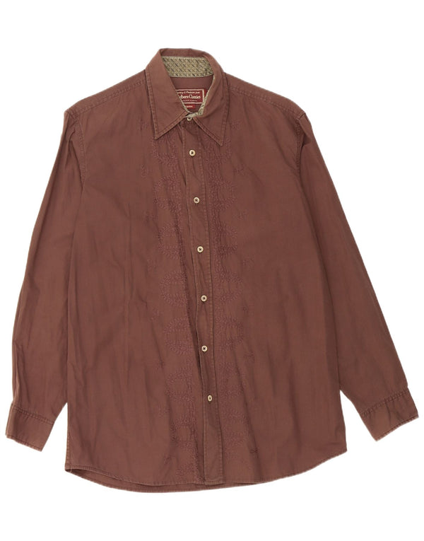 Marlboro Classics Chemise Homme Marron Moyen Paisley Coton