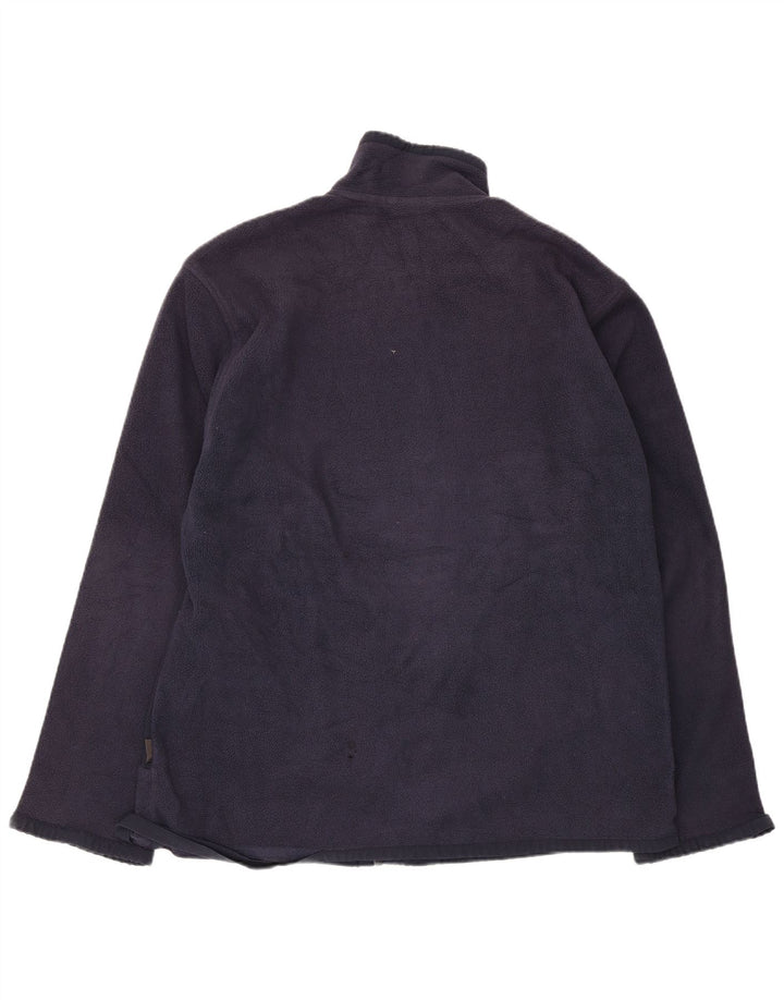 Adidas Veste polaire pour homme UK 42/44 Large Bleu marine Polyester