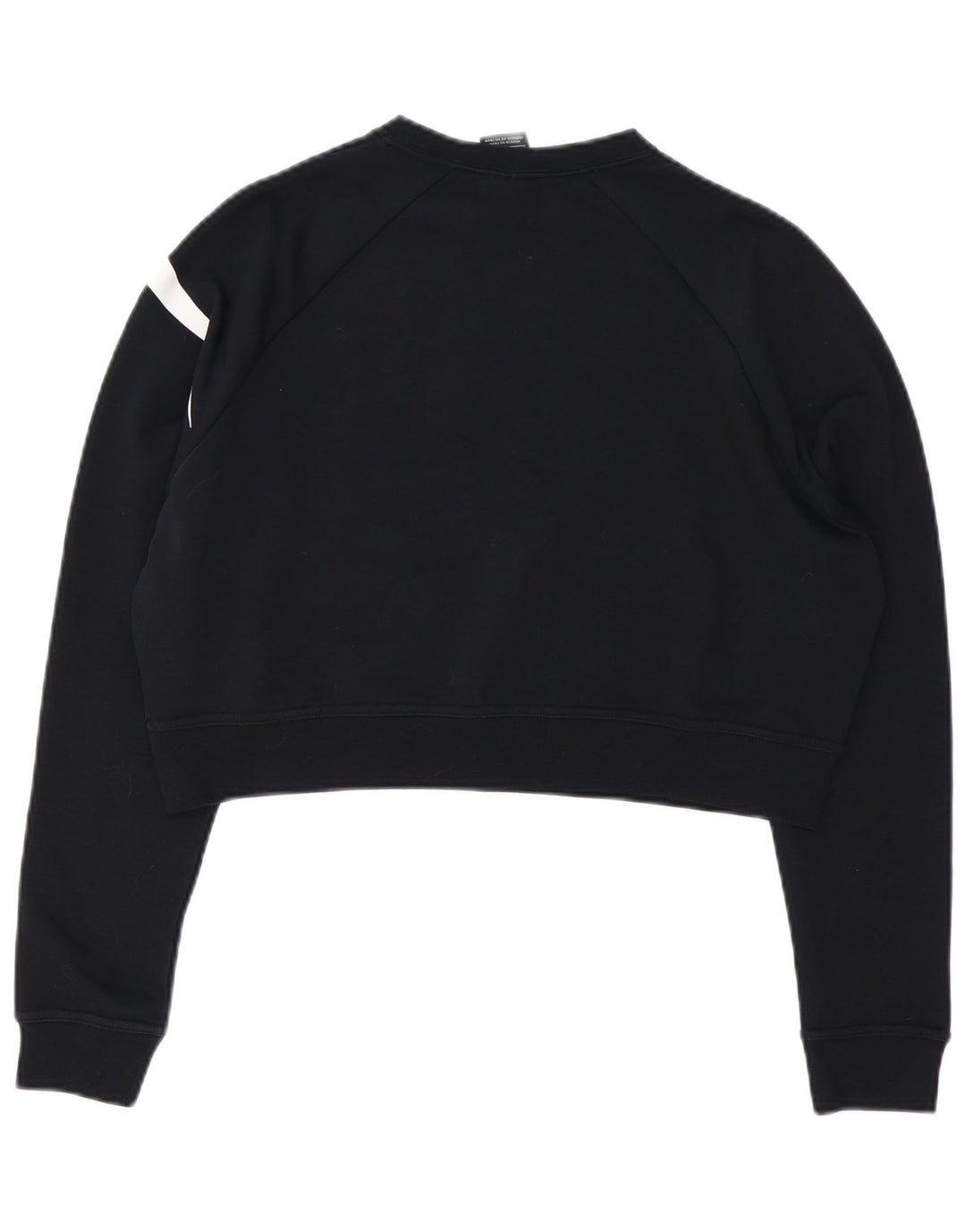 NIKE Sweat-shirt court surdimensionné pour femme UK 10 Petit Noir