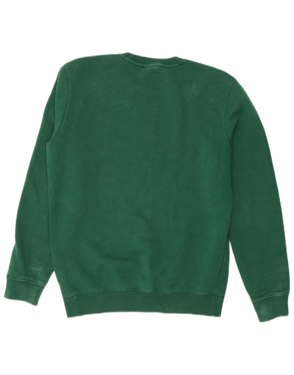 Champion Sweat-Shirt Graphique Homme Vert Moyen Coton