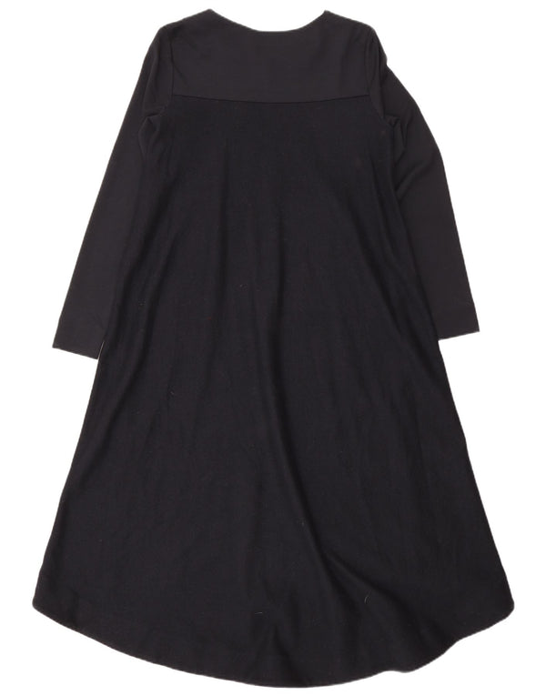 Cos Robe longue surdimensionnée à manches longues pour femme UK 6 XS Bleu marine Viscose