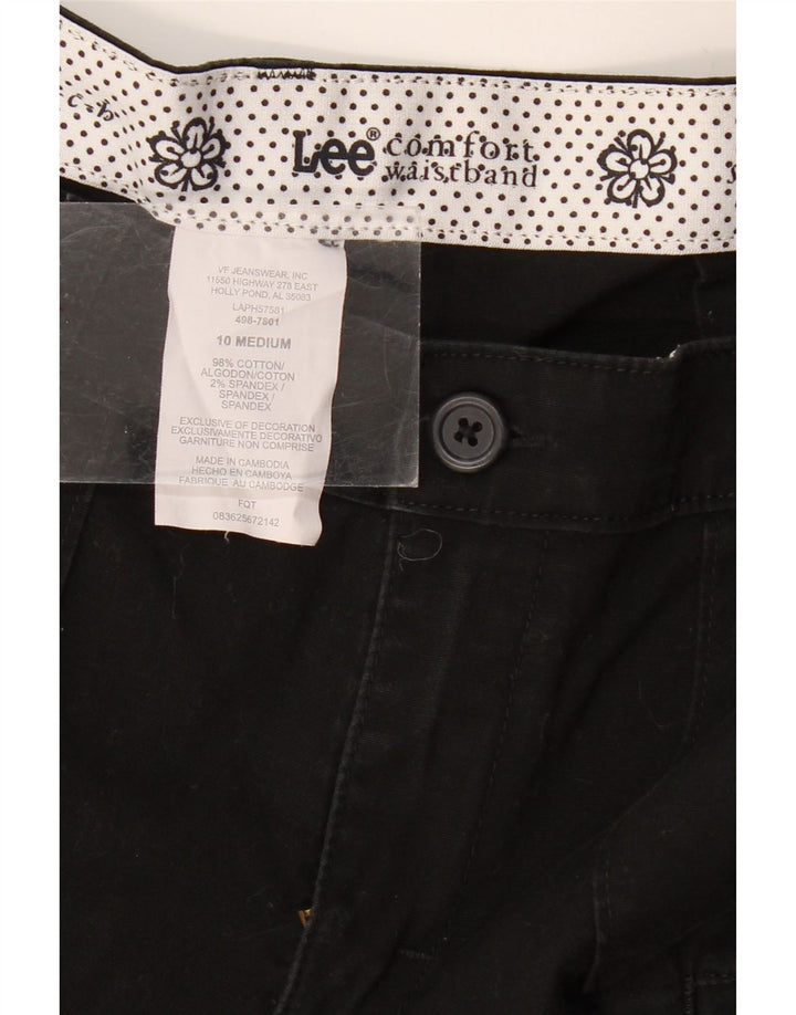 Lee Short cargo pour femme US 10 Large W32 Coton noir