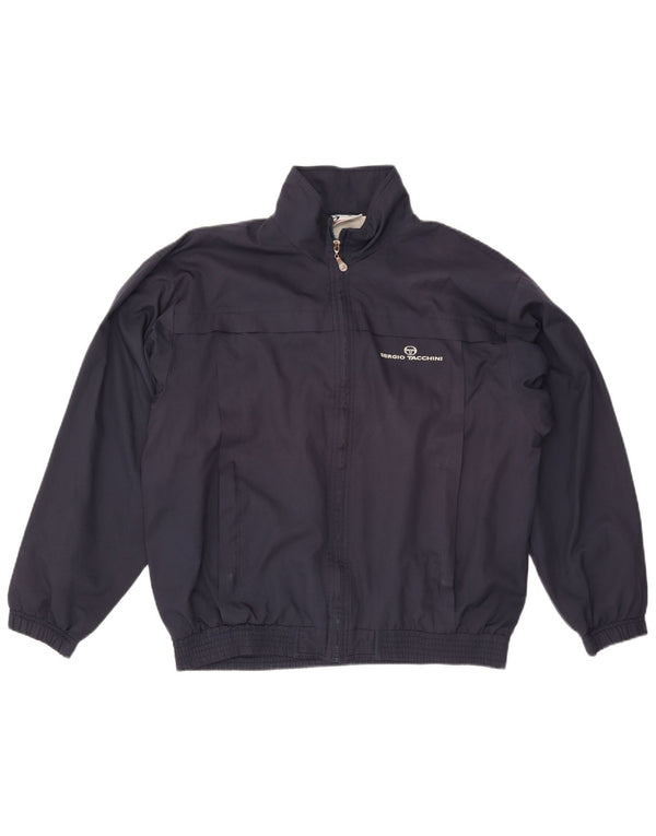 Sergio Tacchini Veste de survêtement pour homme Taille L Bleu marine