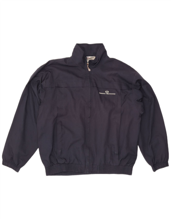 Sergio Tacchini Veste de survêtement pour homme Taille L Bleu marine
