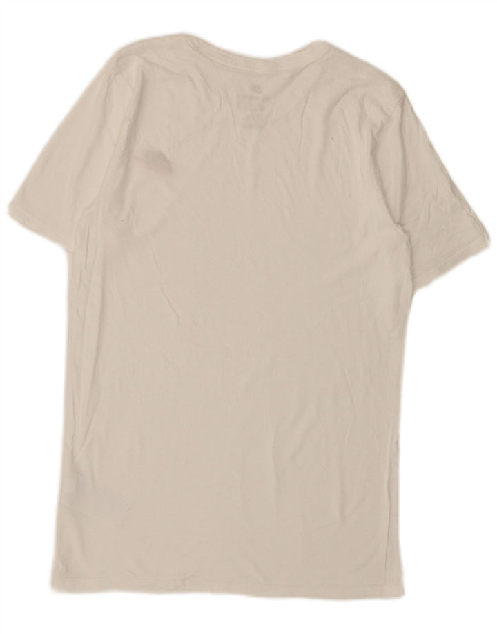 Nike T-shirt coupe athlétique pour homme, petit, en coton blanc