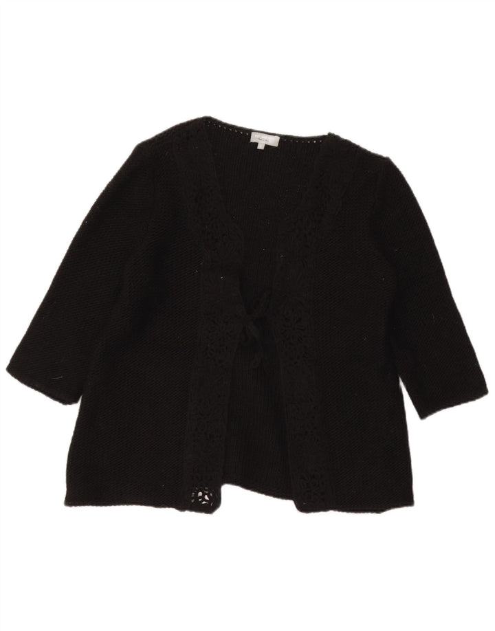 Marks & Spencer Per Una Cardigan Pull pour femme UK 16 Large Noir