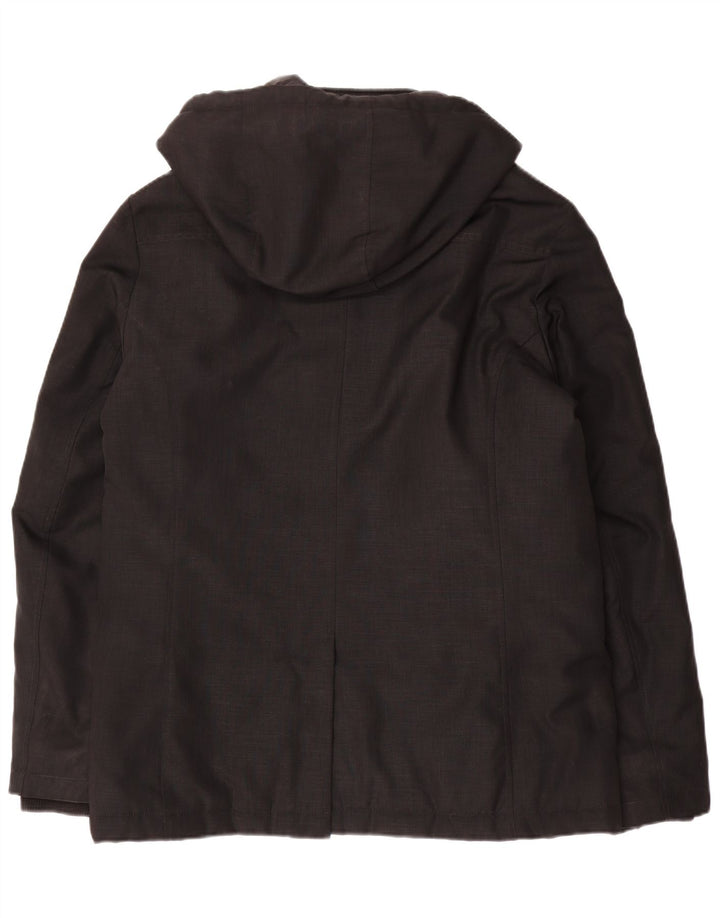 Reiss Veste matelassée à capuche pour homme UK 42 XL Noir Polyester