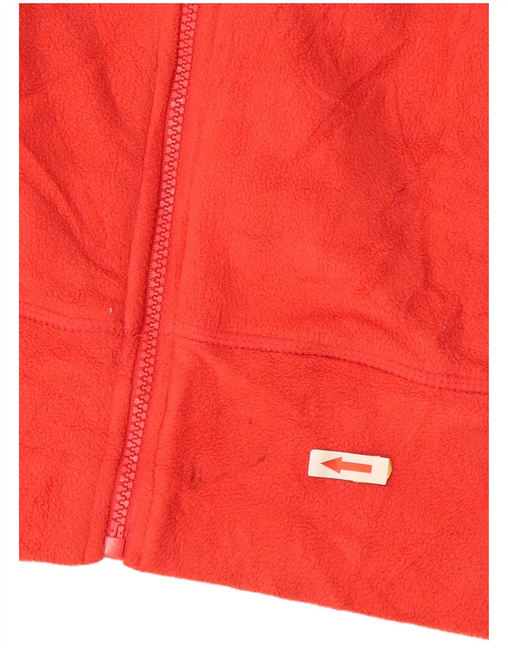 CALVIN KLEIN Veste polaire graphique pour femme UK 10 Small Orange Polyester