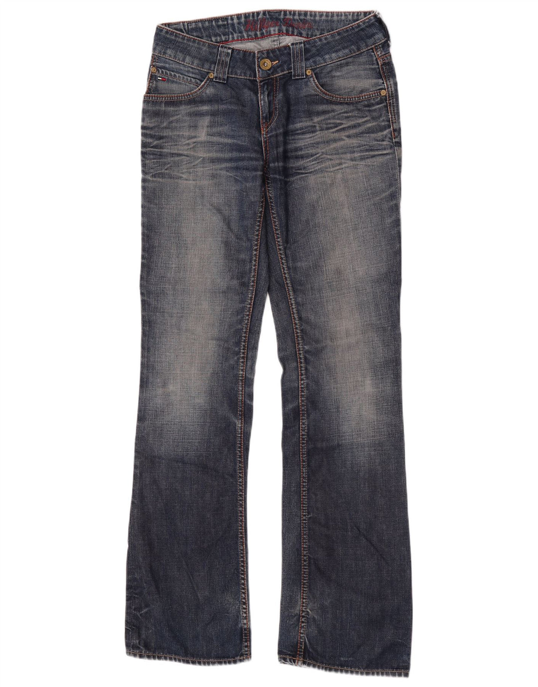 Tommy Hilfiger Jean Bootcut Femme W28 L34 Bleu Coton