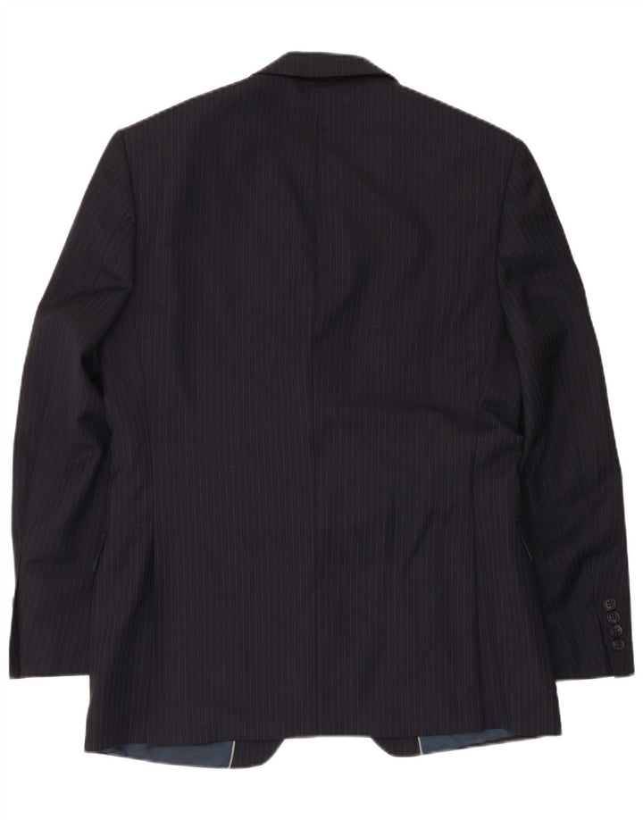 Marks & Spencer Veste blazer à 2 boutons pour homme UK 38 en laine bleu marine moyen