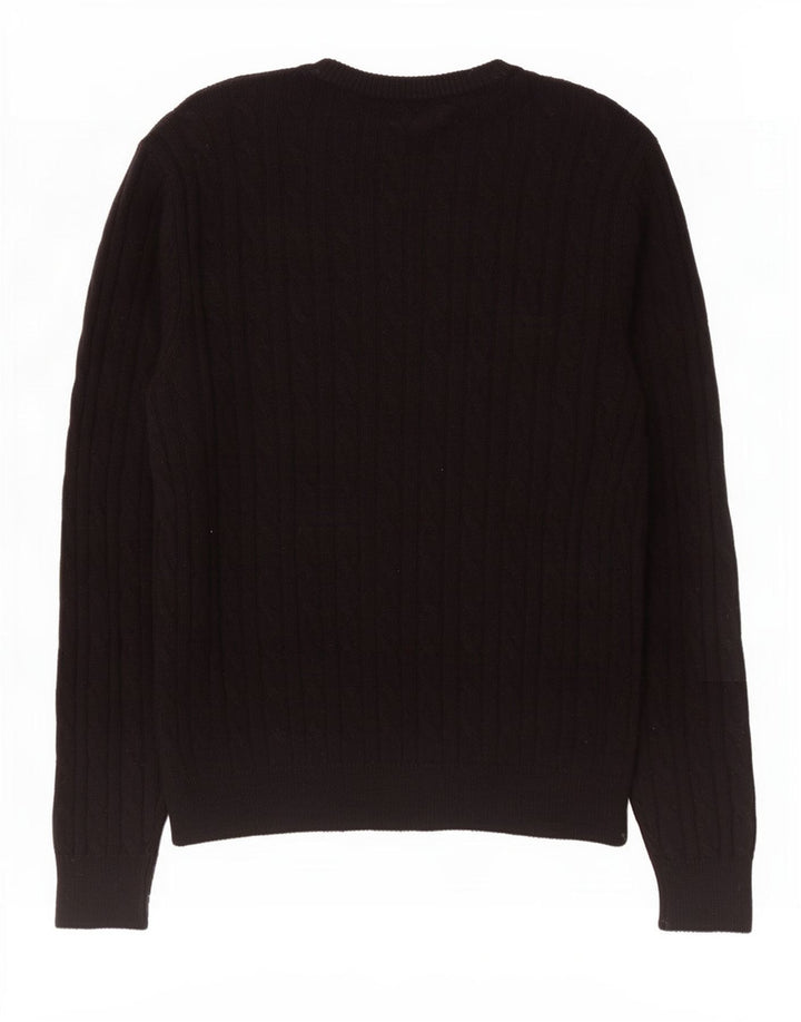 Jack Wills Pull col bateau pour homme en nylon noir moyen