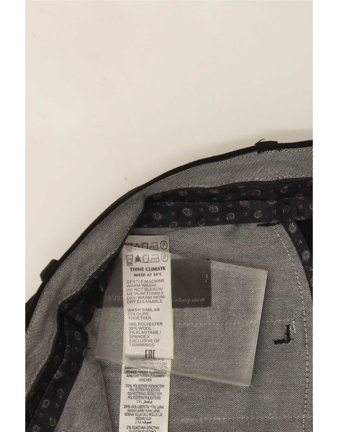 Marks & Spencer Pantalon de costume slim Performance pour femme W28 L33 Noir