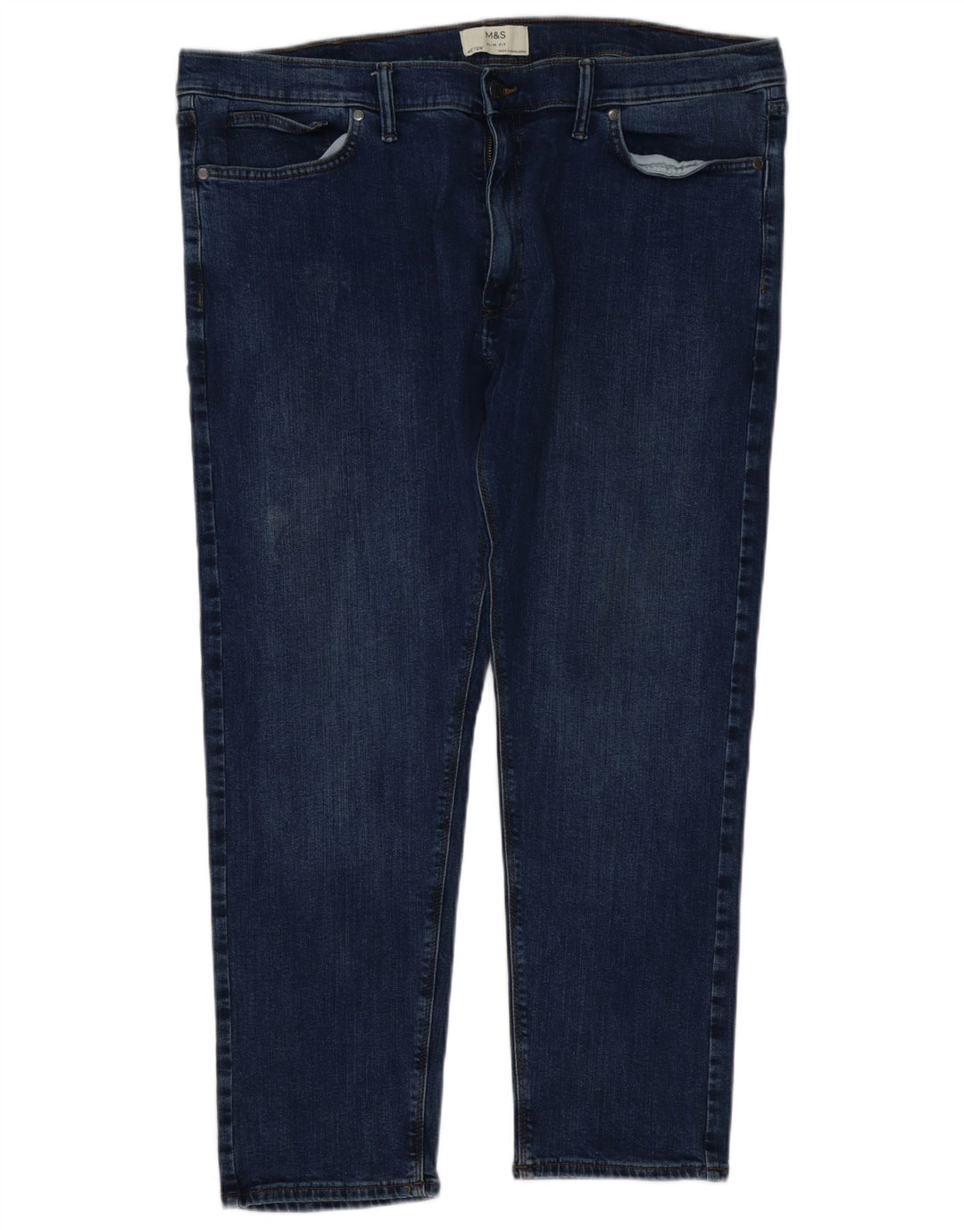 Marks & Spencer Jean Slim Homme W40 L29 Bleu Coton