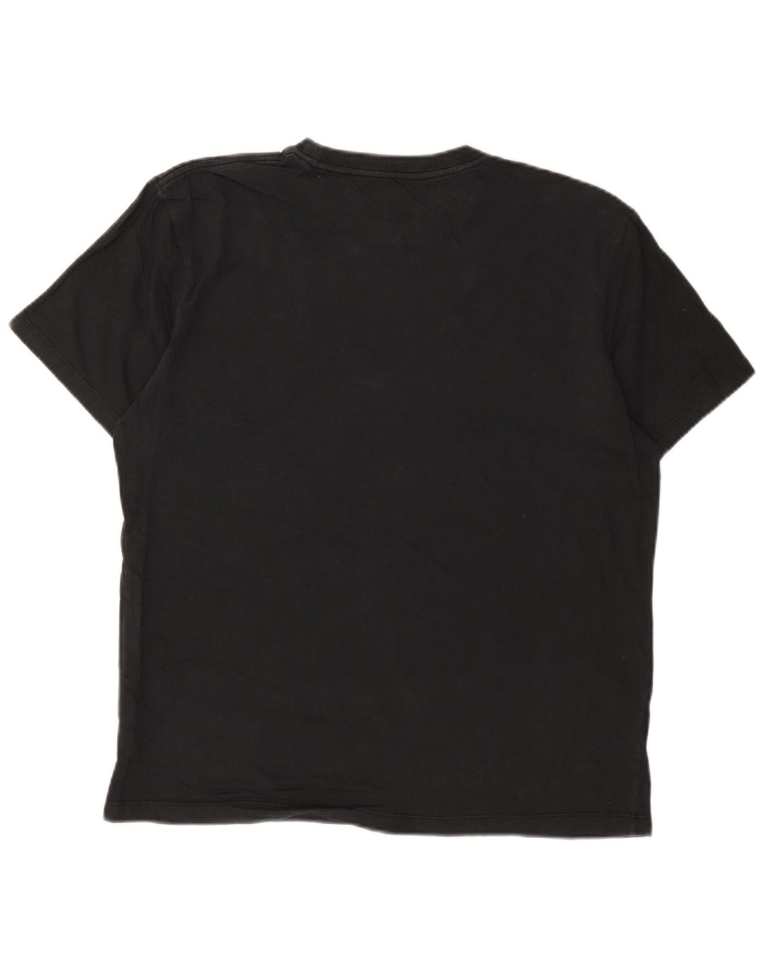 All Saints T-shirt graphique coupe décontractée pour hommes, petit, noir, en coton