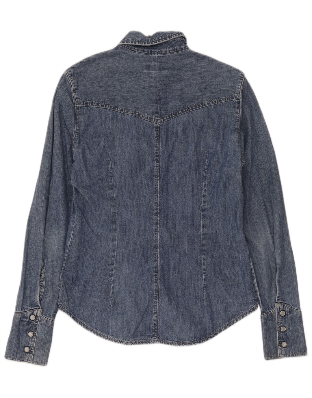Carrera Chemise en jean pour femme UK 12 Bleu moyen Coton