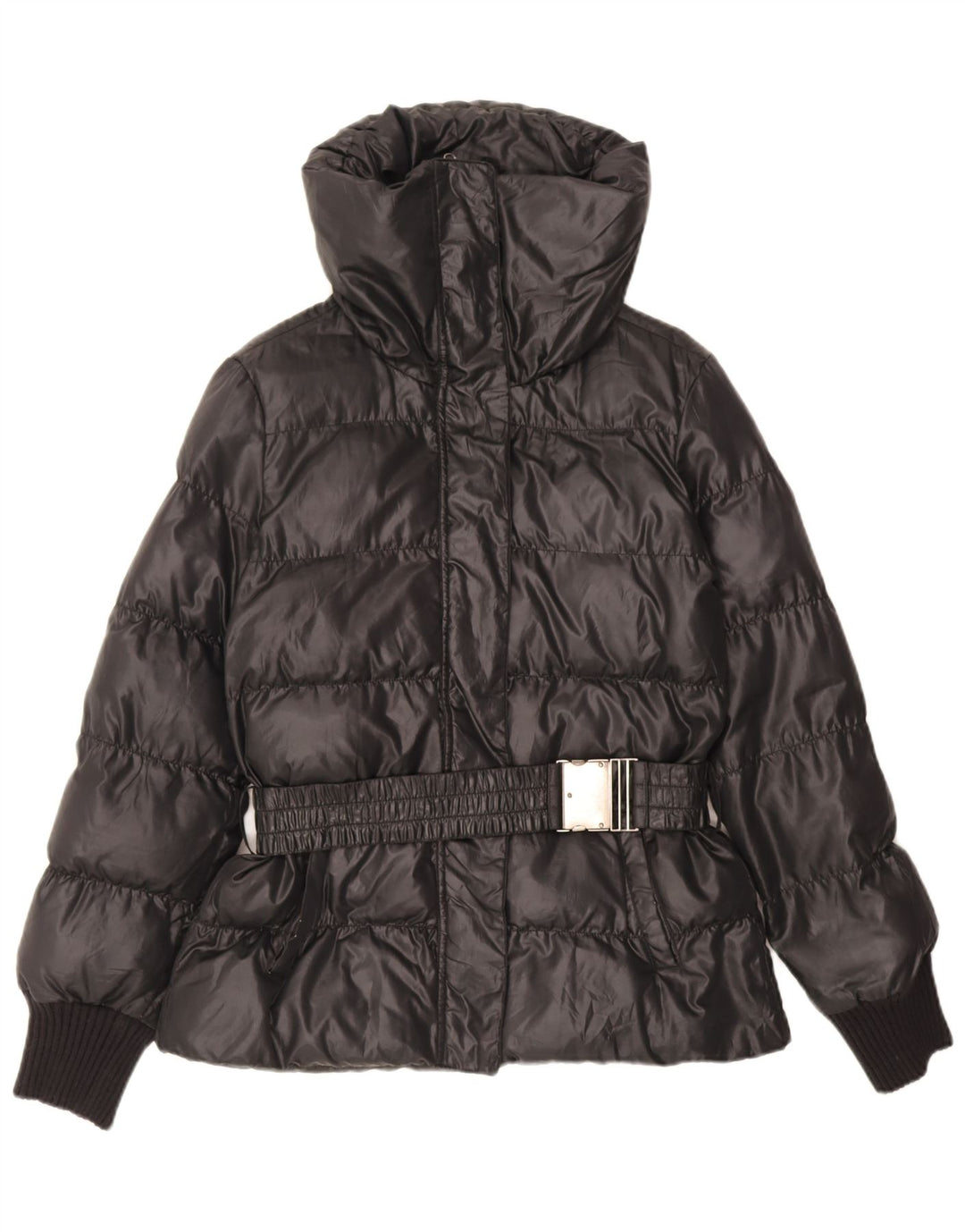 Sisley Femme Doudoune IT 44 Medium Noir Polyester