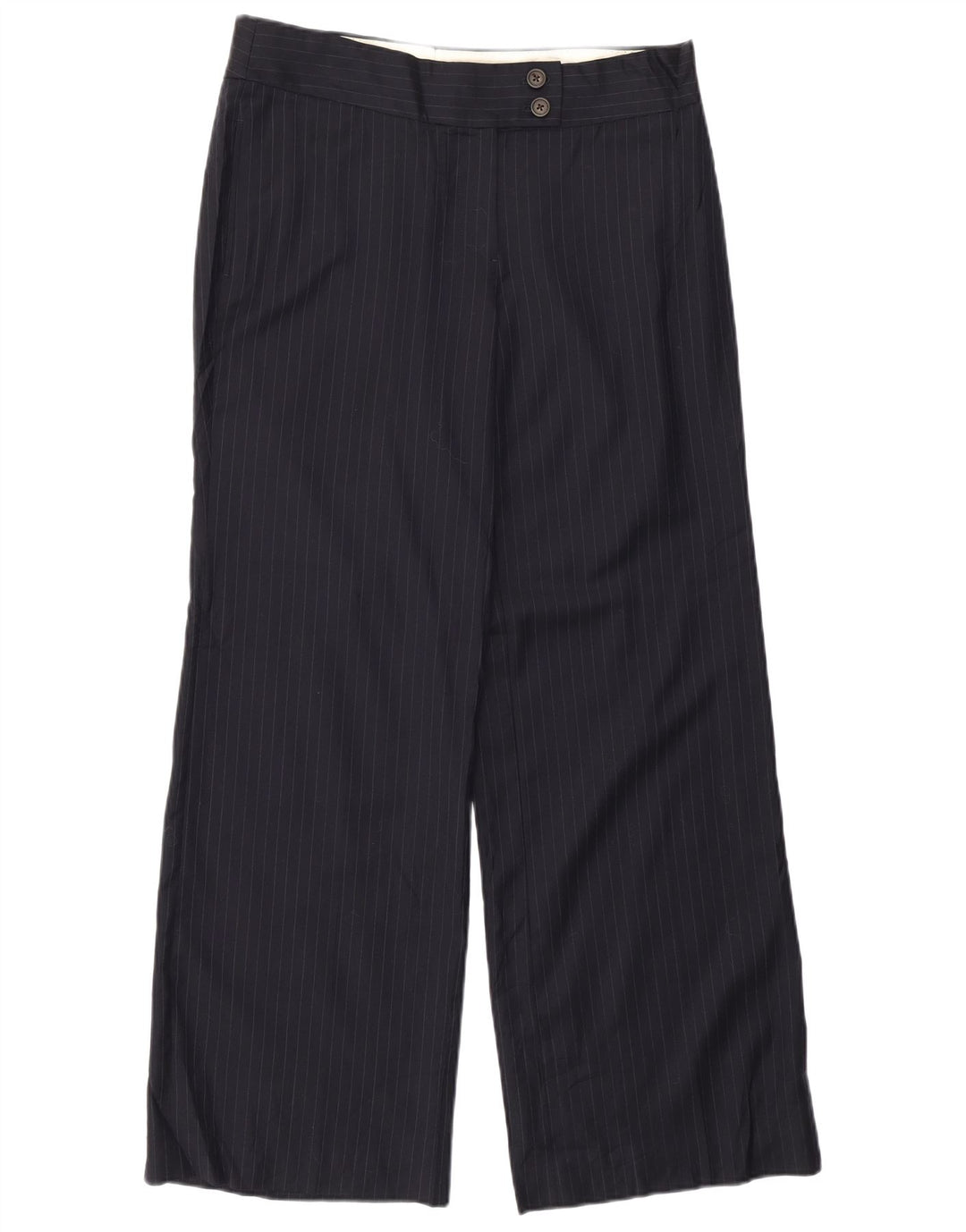 J. CREW Pantalon chino coupe préférée pour femme US 12 Large W32 L29 Bleu marine
