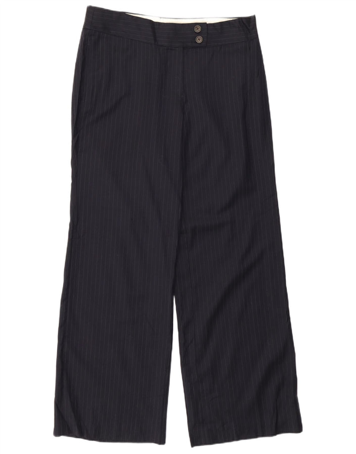 J. CREW Pantalon chino coupe préférée pour femme US 12 Large W32 L29 Bleu marine