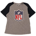 NFL T-shirt graphique pour homme en coton color block grand gris