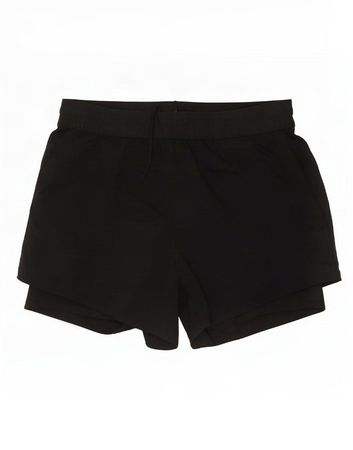 Nike Short de sport Dri Fit pour femme UK 14 en nylon noir moyen