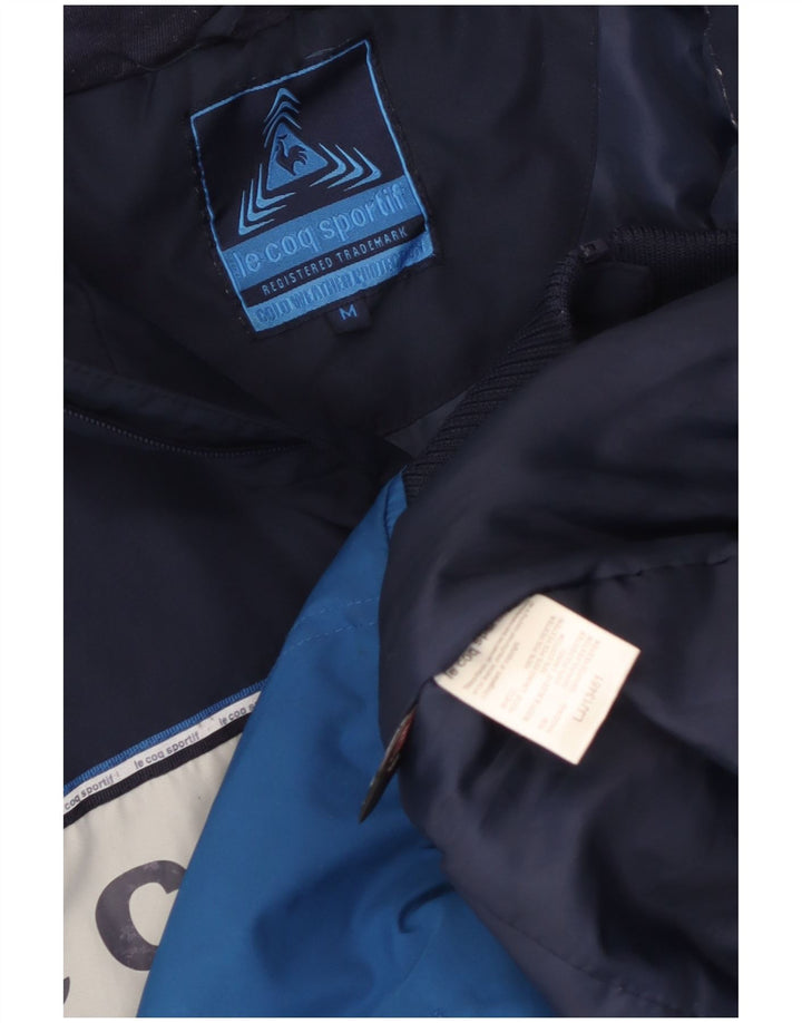 Le Coq Sportif Veste Bomber Graphique Homme UK 38 Bleu Moyen Colourblock