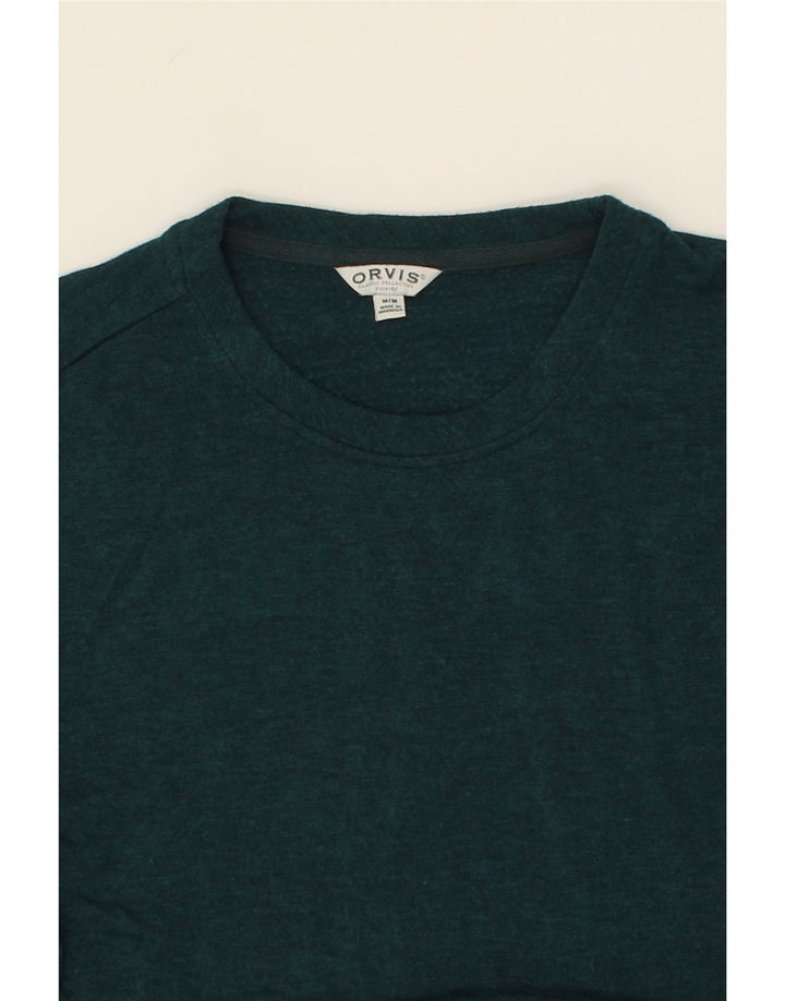 ORVIS Womens Oversized Sweatshirt Jumper UK 14 Medium Green Modal Vintage Orvis and Second-Hand Orvis from Messina Hembry 