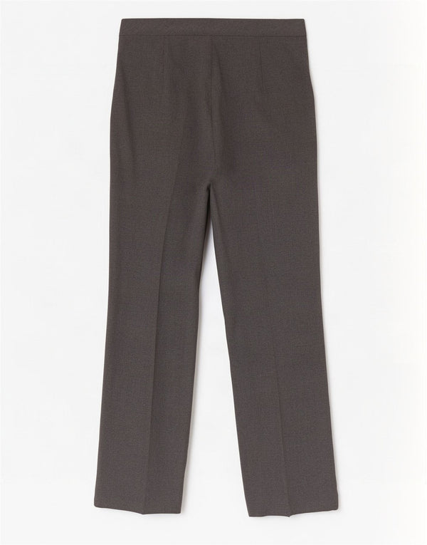Marks & Spencer Pantalon droit décontracté pour femme UK 12 Medium W30 L33 Gris