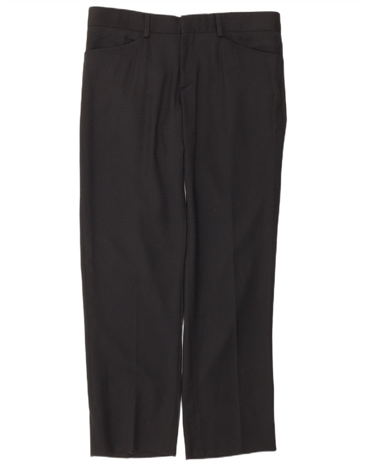 DOLCE & GABBANA Costume 2 Pièces Homme IT 50 Large W36 L31 Noir Laine Vierge