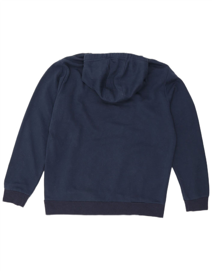 Kappa Pull à capuche graphique pour homme XL en coton bleu marine