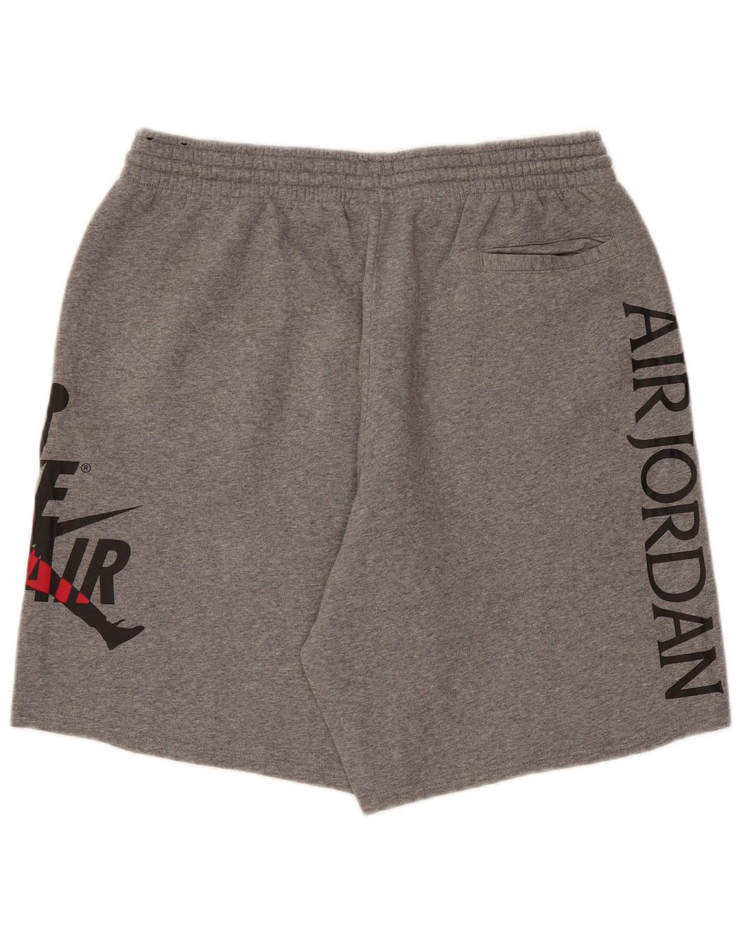 Jordan Short de sport graphique pour hommes, grand coton moucheté gris