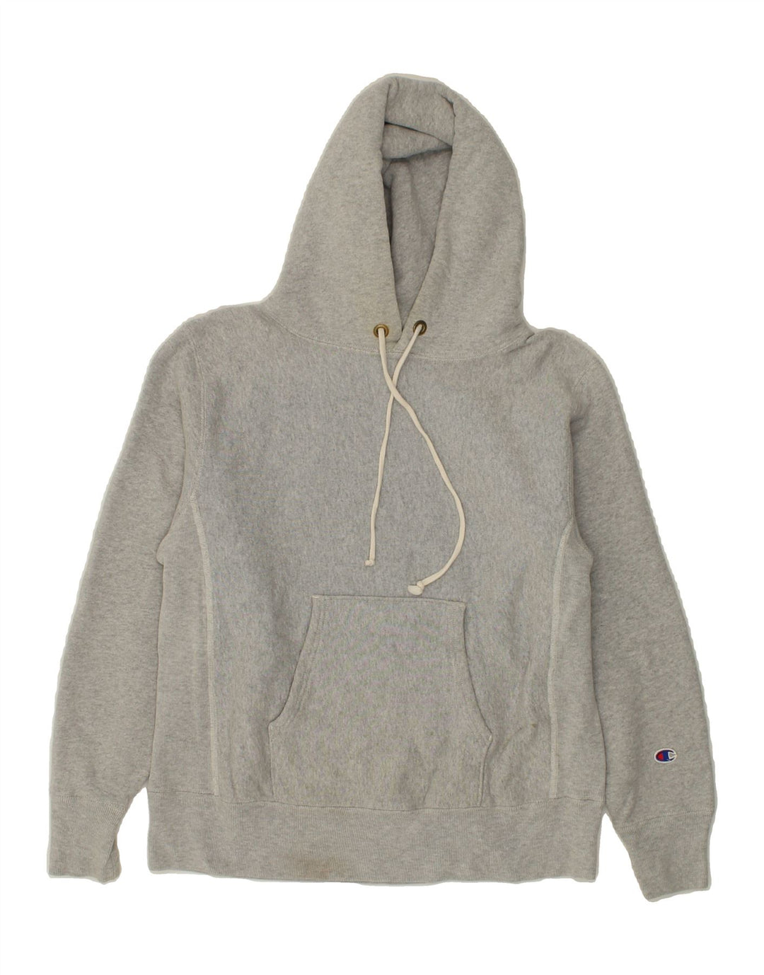 CHAMPION Womens Hoodie Jumper UK 14 Medium Grey Cotton Vintage Champion and Second-Hand Champion from Messina Hembry 