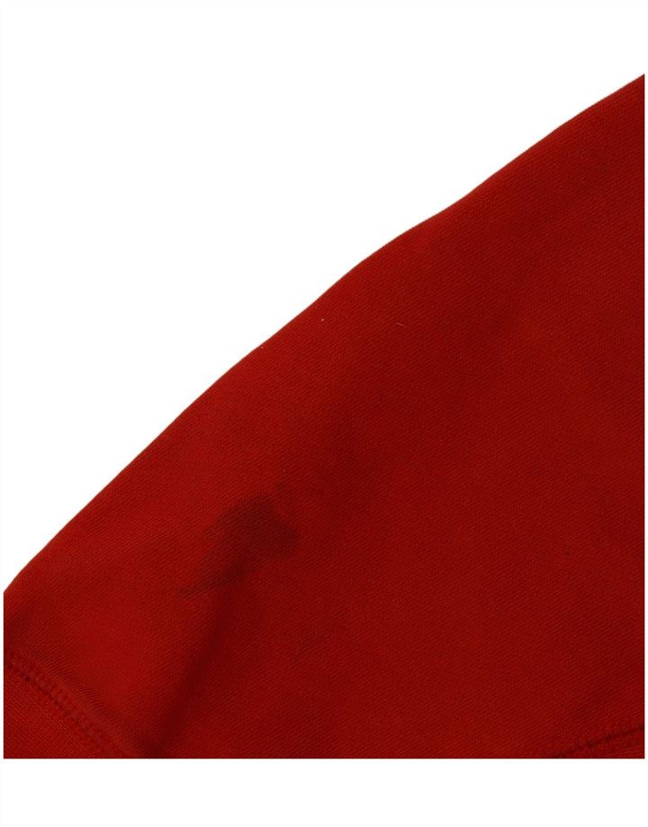 Nike Sweat-shirt graphique pour homme en coton rouge Taille S