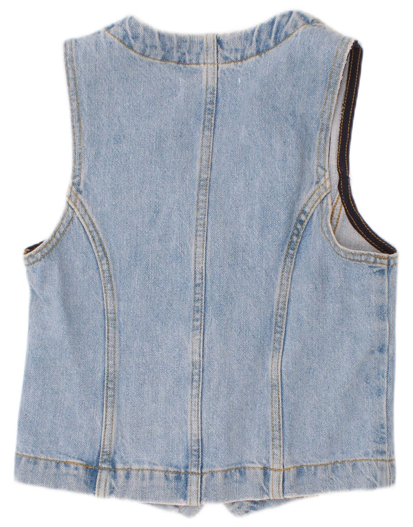 Gilet en jean fille Zara 9-10 ans bleu