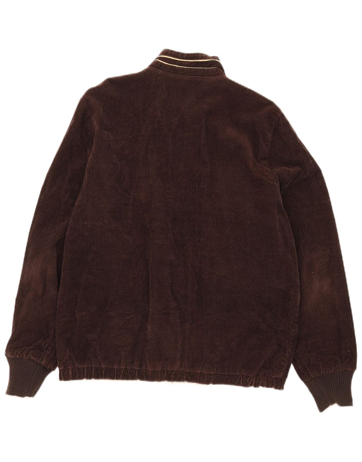 POP 84 Veste réversible en velours côtelé pour homme UK 36 Small Marron
