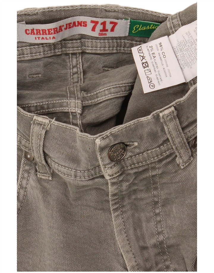 CARRERA Jean Slim 717 Homme IT 48 Moyen W33 L32 Gris Coton