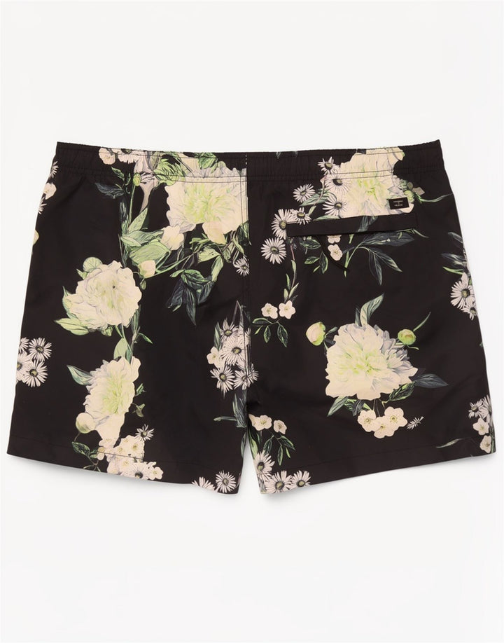 Superdry Short de Bain Graphique Homme Large Bleu Marine Floral Polyester