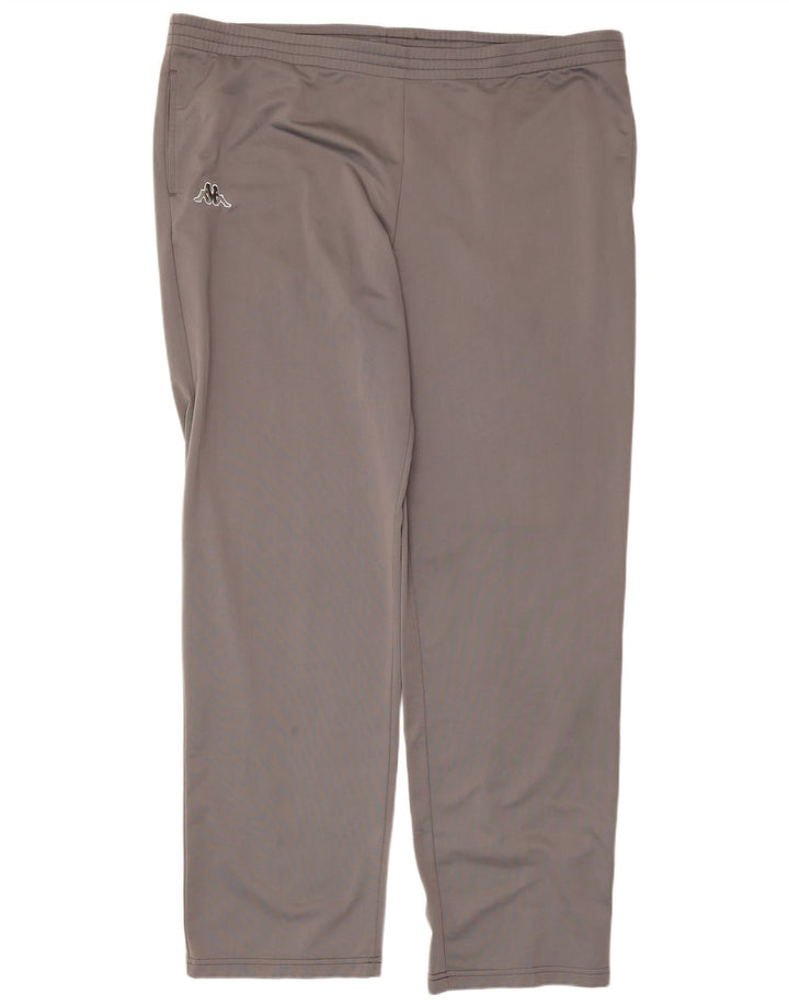 Kappa Pantalon de survêtement pour homme 3XL Gris Polyester