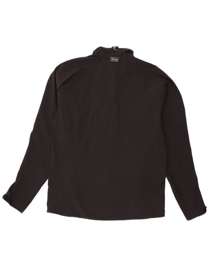 Adidas Hommes Clima Proof Survêtement Top Veste UK 42/44 Grand Noir Polyester