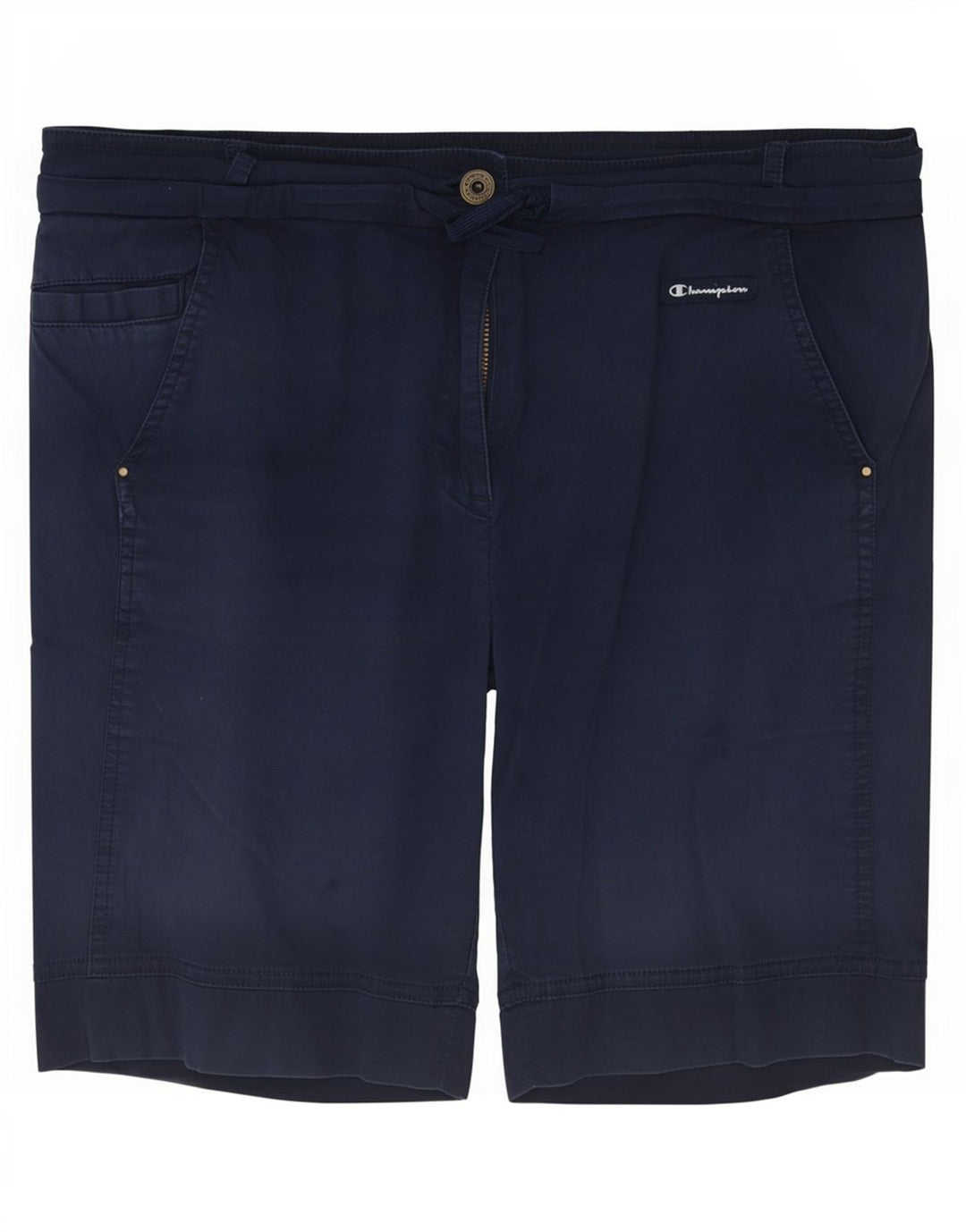 Champion Short Chino Homme Medium W32 Bleu Marine Coton